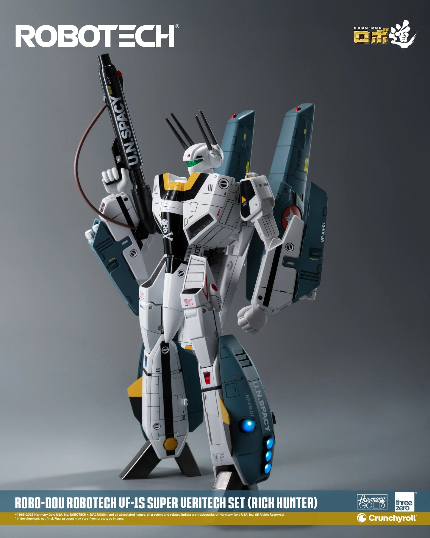 Threezero - ROBOTECH ROBO-DOU: ROBOTECH VF‐1S Super Veritech Set (RICK HUNTER) - Deluxe Set Pack Pre-order