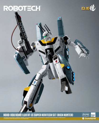 Threezero - ROBOTECH ROBO-DOU: ROBOTECH VF‐1S Super Veritech Set (RICK HUNTER) - Deluxe Set Pack Pre-order