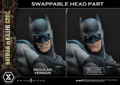 Prime 1 Studio - Batman (Comic): 1/4 Scale Batman Versus Killer Croc Deluxe Version