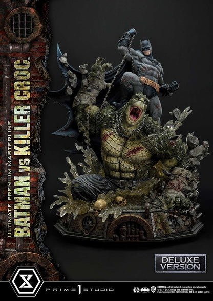Prime 1 Studio - Batman (Comic): 1/4 Scale Batman Versus Killer Croc Deluxe Version