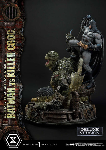 Prime 1 Studio - Batman (Comic): 1/4 Scale Batman Versus Killer Croc Deluxe Version