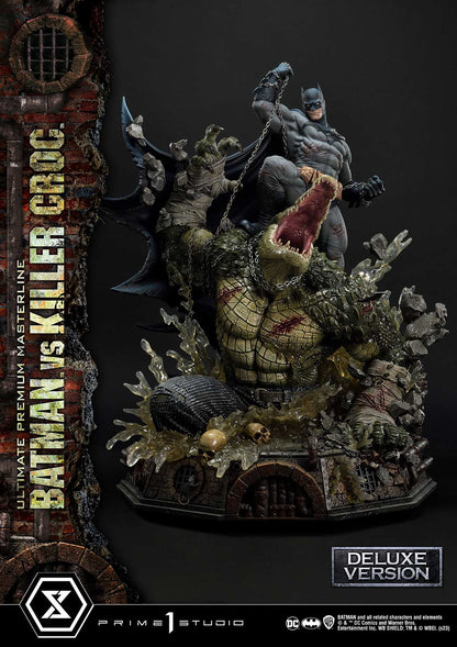 Prime 1 Studio - Batman (Comic): 1/4 Scale Batman Versus Killer Croc Deluxe Version