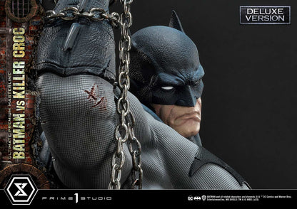 Prime 1 Studio - Batman (Comic): 1/4 Scale Batman Versus Killer Croc Deluxe Version
