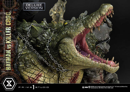 Prime 1 Studio - Batman (Comic): 1/4 Scale Batman Versus Killer Croc Deluxe Version