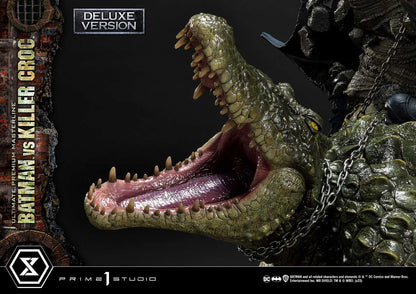 Prime 1 Studio - Batman (Comic): 1/4 Scale Batman Versus Killer Croc Deluxe Version