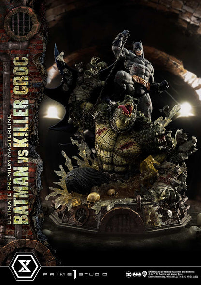 Prime 1 Studio - Batman (Comic): 1/4 Scale Batman Versus Killer Croc Deluxe Version