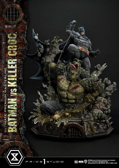 Prime 1 Studio - Batman (Comic): 1/4 Scale Batman Versus Killer Croc Deluxe Version