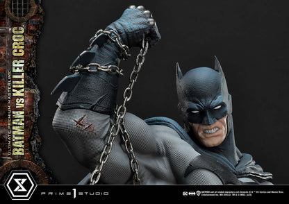 Prime 1 Studio - Batman (Comic): 1/4 Scale Batman Versus Killer Croc Deluxe Version