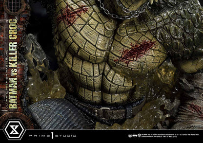 Prime 1 Studio - Batman (Comic): 1/4 Scale Batman Versus Killer Croc Deluxe Version