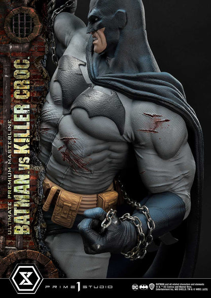 Prime 1 Studio - Batman (Comic): 1/4 Scale Batman Versus Killer Croc Deluxe Version