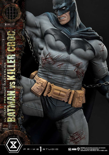 Prime 1 Studio - Batman (Comic): 1/4 Scale Batman Versus Killer Croc Deluxe Version