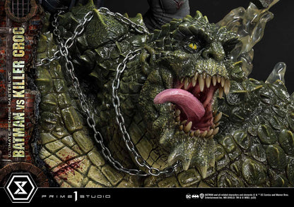 Prime 1 Studio - Batman (Comic): 1/4 Scale Batman Versus Killer Croc Deluxe Version