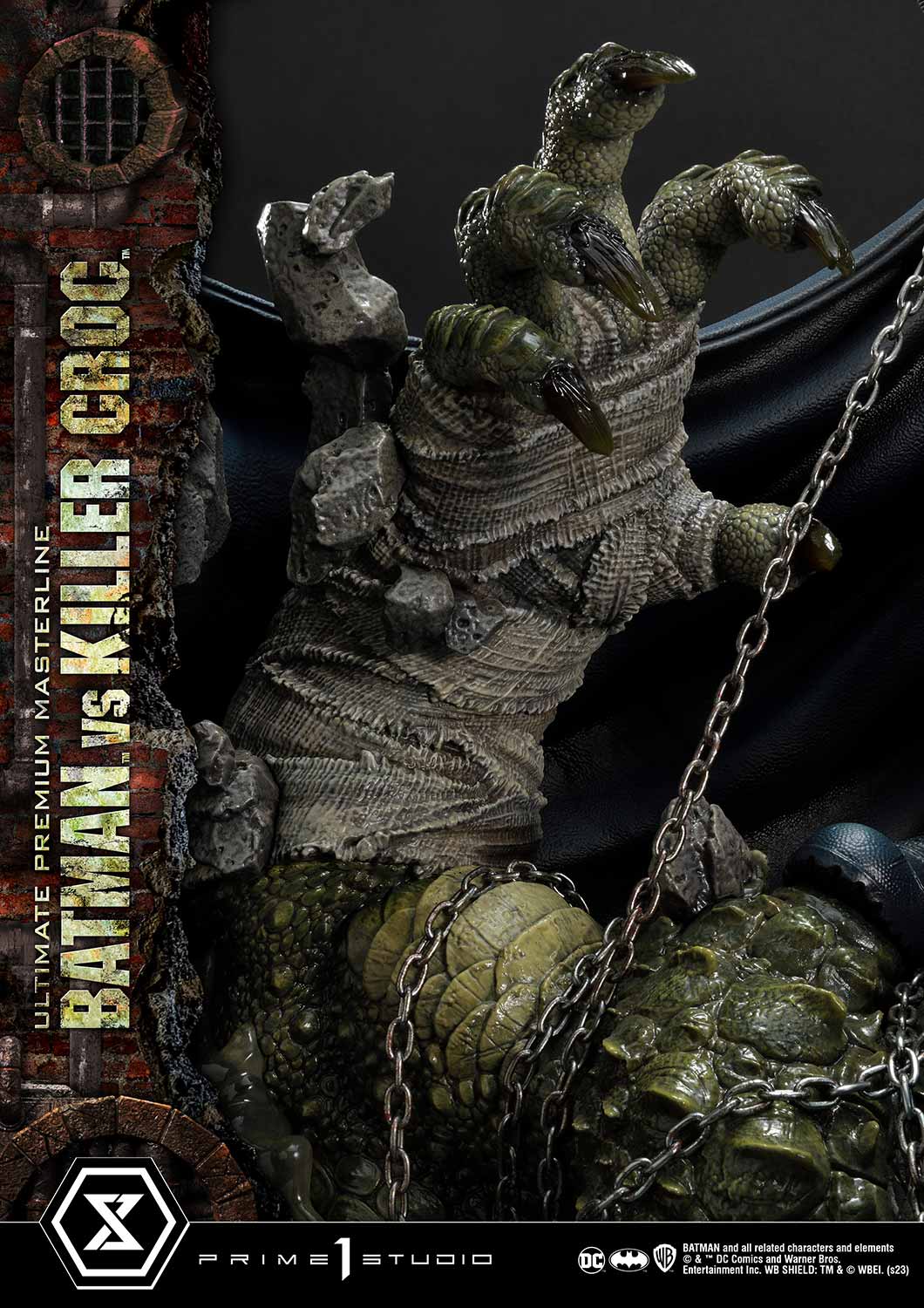 Prime 1 Studio - Batman (Comic): 1/4 Scale Batman Versus Killer Croc Deluxe Version