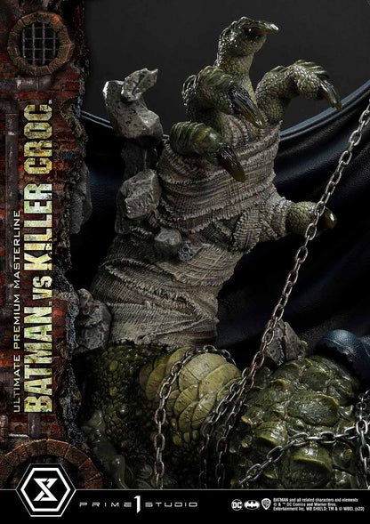 Prime 1 Studio - Batman (Comic): 1/4 Scale Batman Versus Killer Croc Deluxe Version