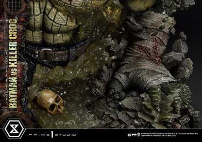 Prime 1 Studio - Batman (Comic): 1/4 Scale Batman Versus Killer Croc Deluxe Version