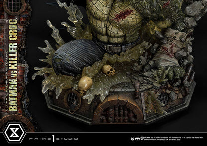 Prime 1 Studio - Batman (Comic): 1/4 Scale Batman Versus Killer Croc Deluxe Version