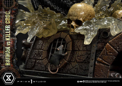 Prime 1 Studio - Batman (Comic): 1/4 Scale Batman Versus Killer Croc Deluxe Version