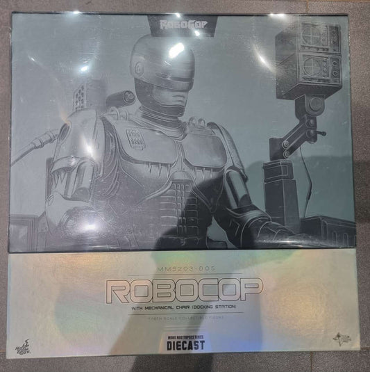 PRE-LOVED - Hot Toys - MMS203D05 - Robocop: Robocop With Mechanical Chair (Diecast)