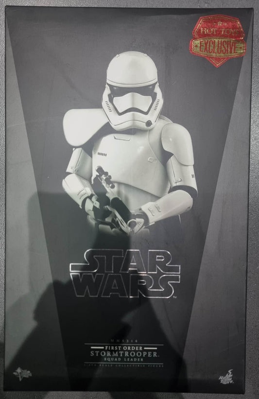 PRE-LOVED - Hot Toys - MMS316 - Star Wars : TFA – FO Stormtrooper Squad Leader
