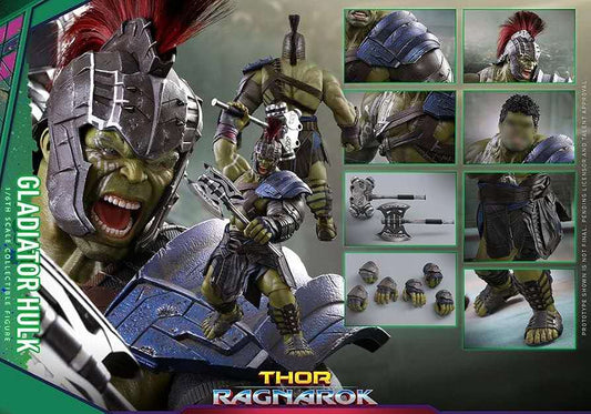 PRE-LOVED - Hot Toys - MMS430 - Thor : Ragnarok – Gladiator Hulk