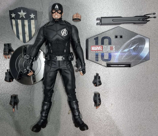 PRE-LOVED - Hot Toys 2018 Toy Fair Exclusive - MMS488 - Captain America Concept Art Version