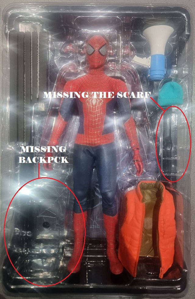 PRE-LOVED - Hot Toys - MMS244 - The Amazing Spider-Man 2: Spider-Man