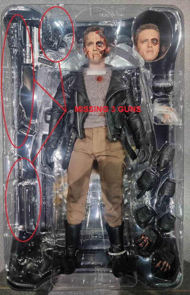 PRE-LOVED - Hot Toys - MMS238 - The Terminator: T-800 Battle Damaged Version