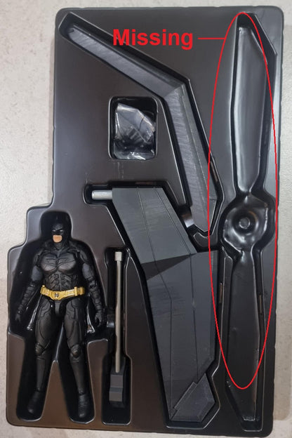 PRE-LOVED - Hot Toys - MMSC002 - The Dark Knight Rises: The Bat (Deluxe)
