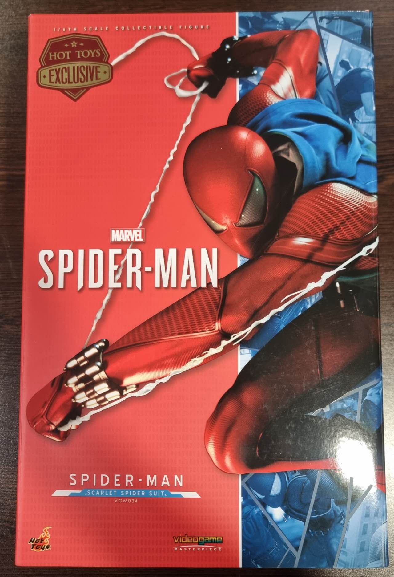 Pre-loved - Hot Toys - VGM034 - Marvel’s Spider-Man (Scarlet Spider Suit) - H.G.