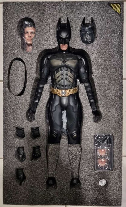 PRE-LOVED - HOT TOYS - QS019 - THE DARK KNIGHT TRILOGY - 1/4 SCALE BATMAN (Standard EDITION)