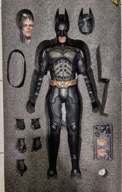 PRE-LOVED - HOT TOYS - QS019 - THE DARK KNIGHT TRILOGY - 1/4 SCALE BATMAN (Standard EDITION)