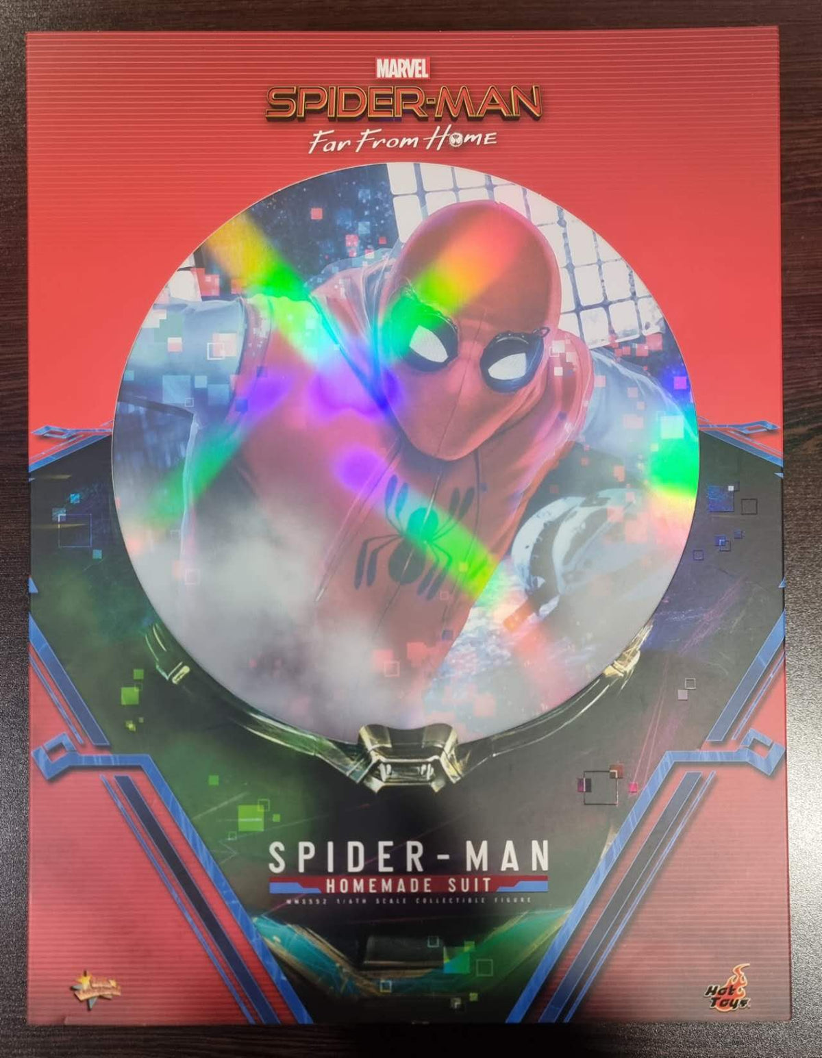 PRE-LOVED - Hot Toys - MMS552 - Spider-Man : Far From Home (Homemade Suit)
