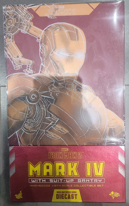 PRE-LOVED - Hot Toys - MMS462D22 - Iron Man Mark IV With Suit-Up Gantry (Diecast Version)