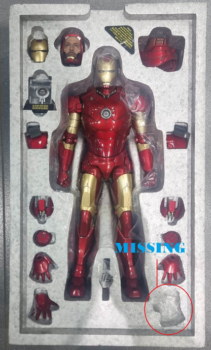 PRE-LOVED - Hot Toys - MMS256D07B - Iron Man Mark III (Diecast) - SPECIAL EDITION