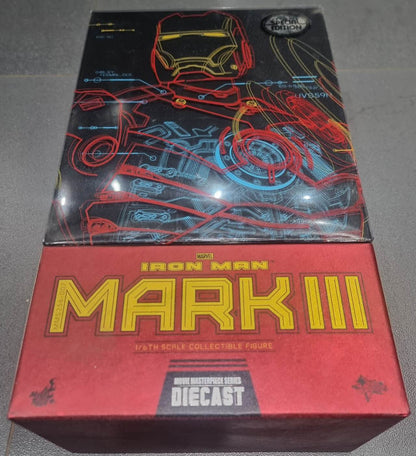 PRE-LOVED - Hot Toys - MMS256D07B - Iron Man Mark III (Diecast) - SPECIAL EDITION