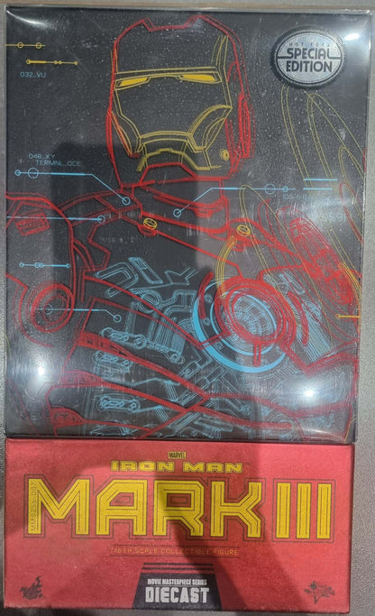 PRE-LOVED - Hot Toys - MMS256D07B - Iron Man Mark III (Diecast) - SPECIAL EDITION