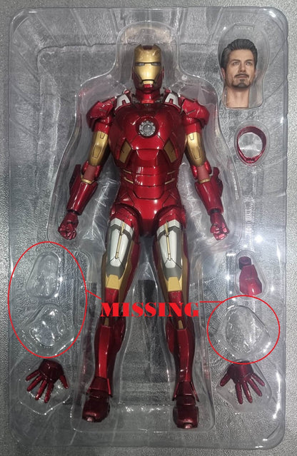 PRE-LOVED - Hot Toys - MMS185 - The Avengers - Iron Man Mark VII