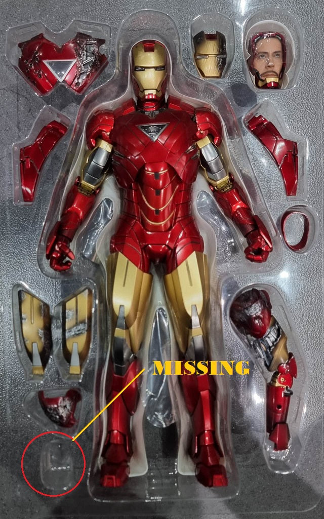 PRE-LOVED - Hot Toys - MMS132 - Iron Man 2: Iron Man Mark VI