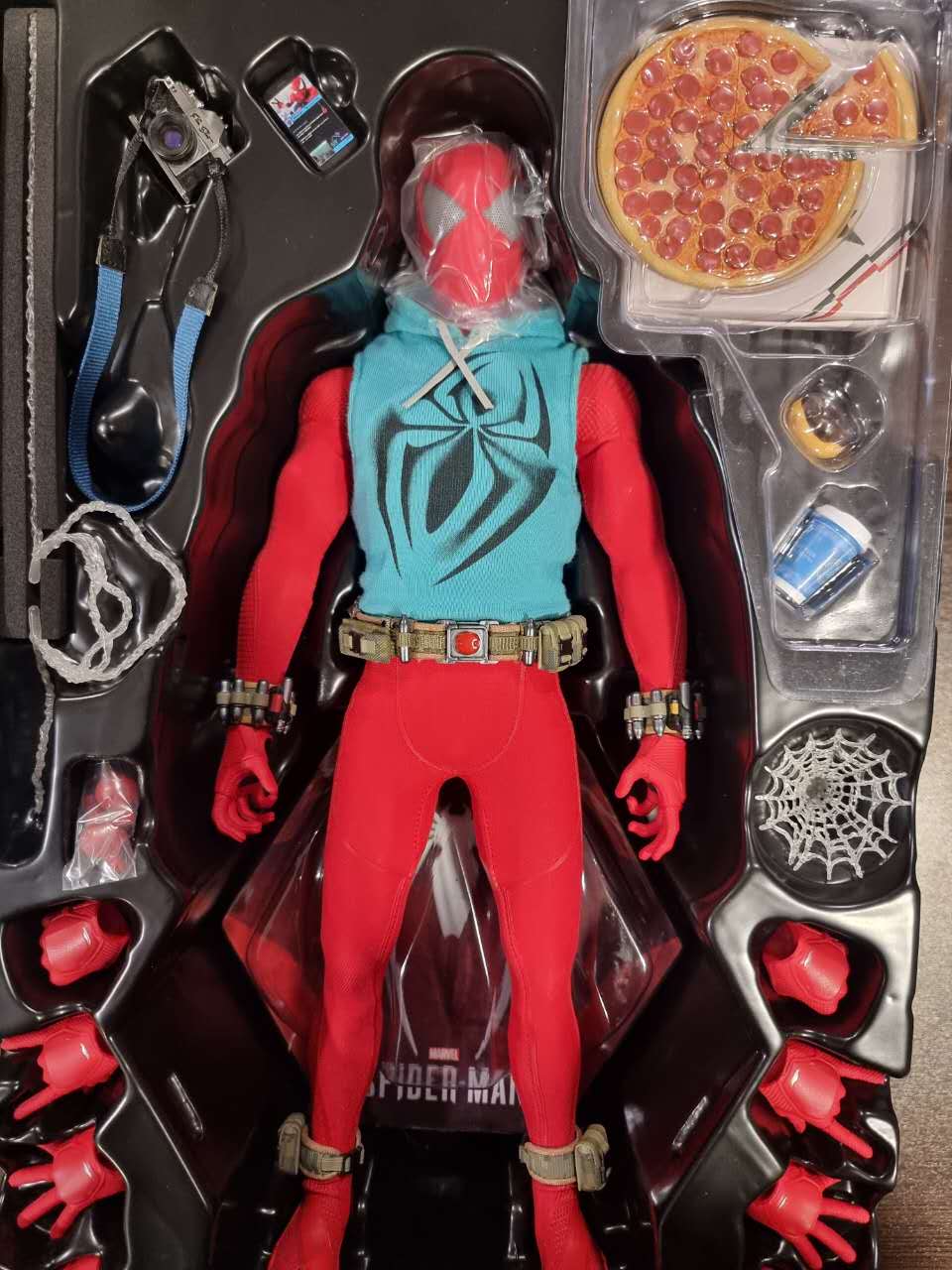 Pre-loved - Hot Toys - VGM034 - Marvel’s Spider-Man (Scarlet Spider Suit) - H.G.