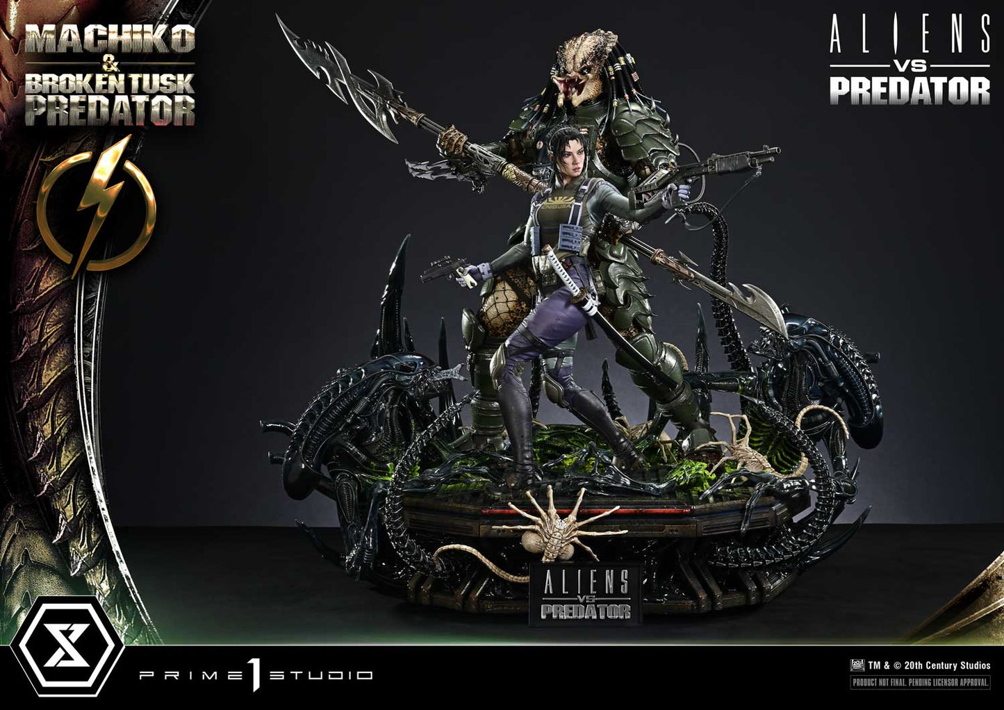 Prime 1 Studio - 1/4 Scale Machiko & Broken Tusk Predator (Regular Version) Pre-order Now