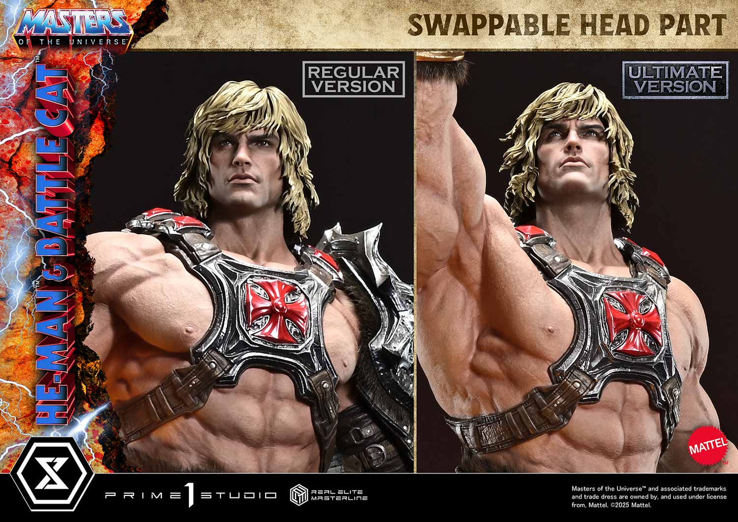 Prime 1 Studio -Masters of the Universe: 1/4 Scale He-Man & Battle Cat (Ultimate Version) Pre-order NOW