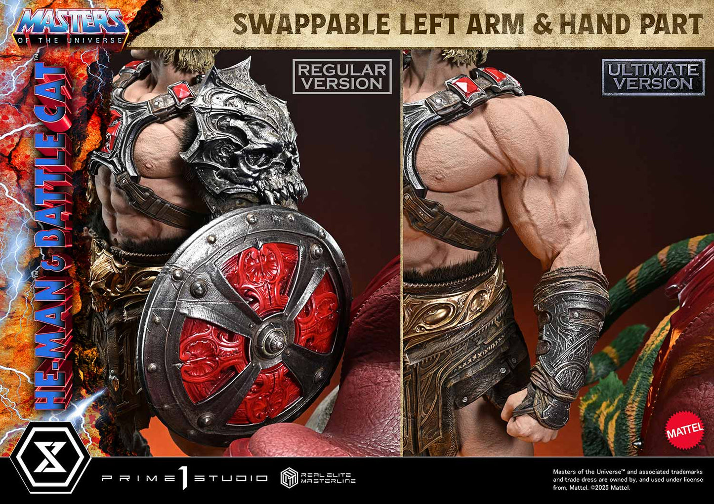 Prime 1 Studio -Masters of the Universe: 1/4 Scale He-Man & Battle Cat (Ultimate Version) Pre-order NOW