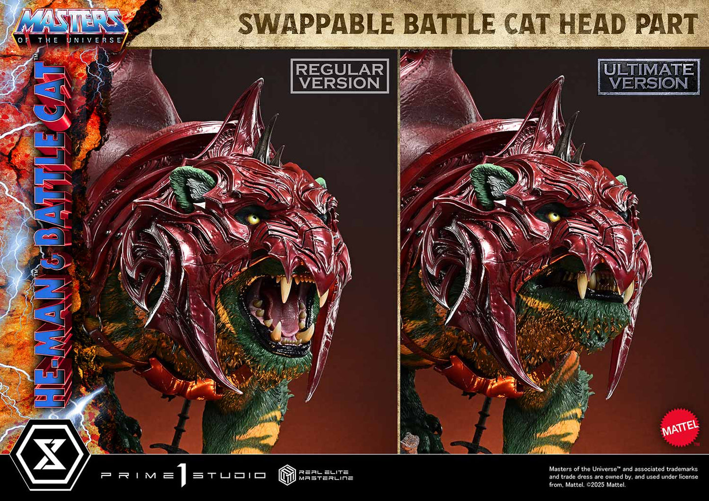 Prime 1 Studio -Masters of the Universe: 1/4 Scale He-Man & Battle Cat (Ultimate Version) Pre-order NOW