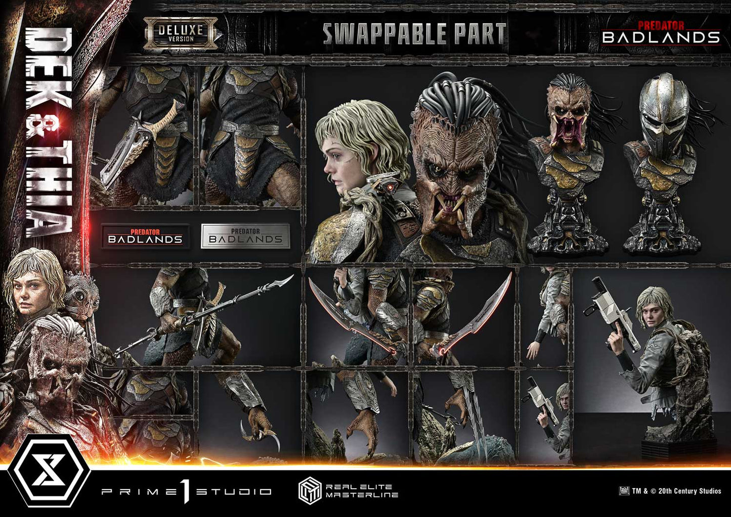 Prime 1 Studio - Predator: Badlands - 1/3 Scale Dek & Thia (Deluxe Version) Preorder