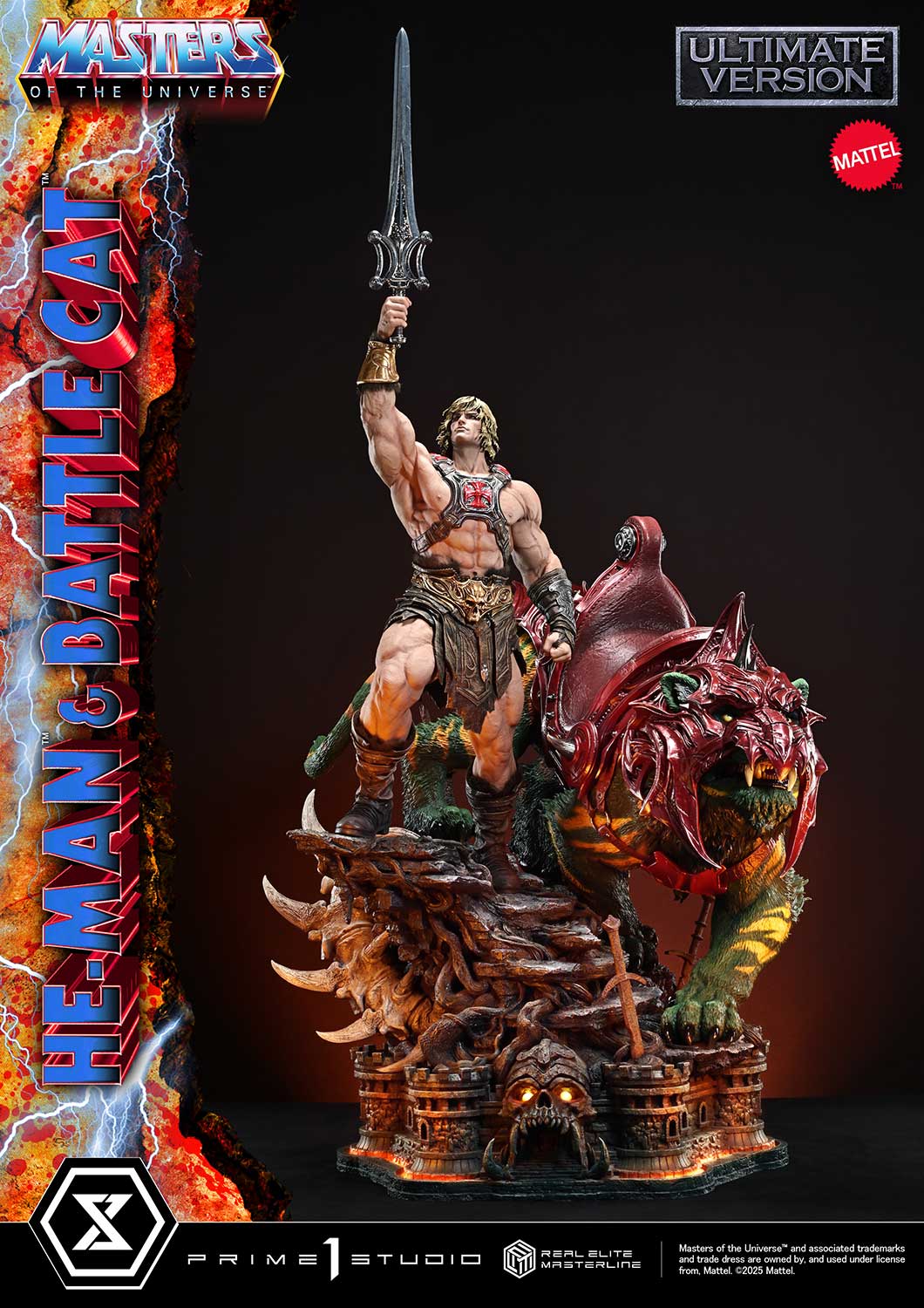 Prime 1 Studio -Masters of the Universe: 1/4 Scale He-Man & Battle Cat (Ultimate Version) Pre-order NOW