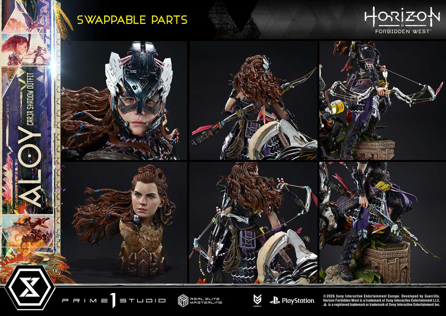 Prime 1 Studio - Horizon Forbidden West: 1/3 Scale Aloy Carja Shadow Outfit (Deluxe Version) Preorder Now