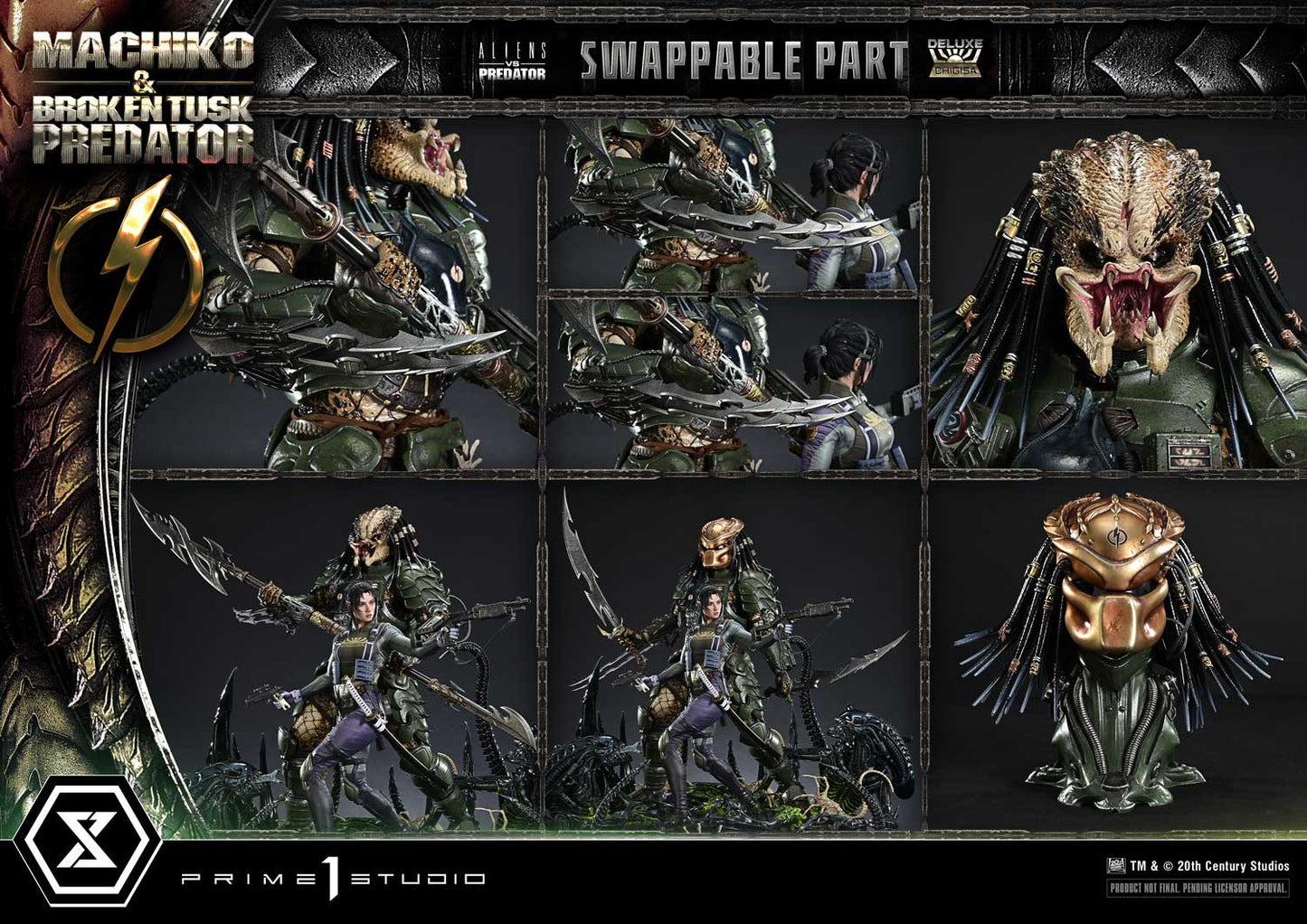 Prime 1 Studio - 1/4 Scale Machiko & Broken Tusk Predator (Deluxe Version) Pre-order Now