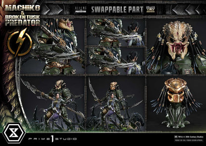 Prime 1 Studio - 1/4 Scale Machiko & Broken Tusk Predator (Deluxe Version) Pre-order Now