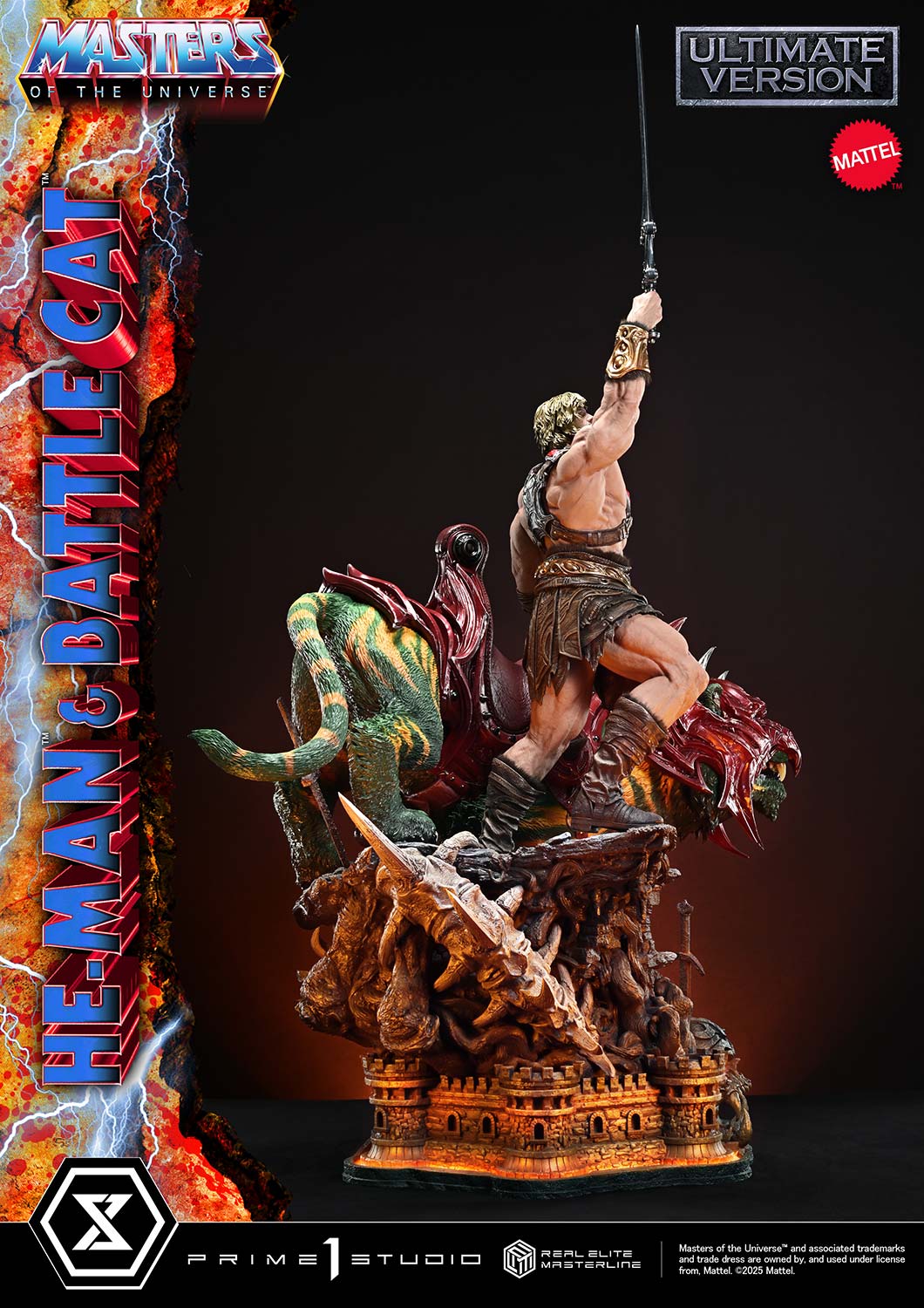 Prime 1 Studio -Masters of the Universe: 1/4 Scale He-Man & Battle Cat (Ultimate Version) Pre-order NOW
