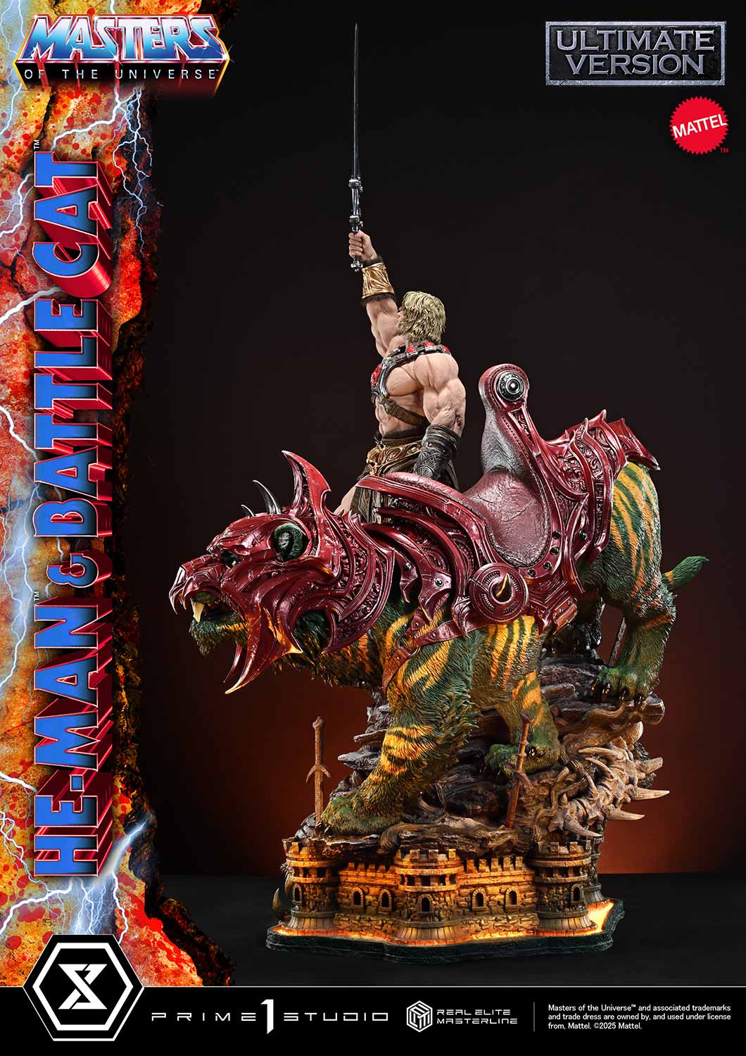 Prime 1 Studio -Masters of the Universe: 1/4 Scale He-Man & Battle Cat (Ultimate Version) Pre-order NOW